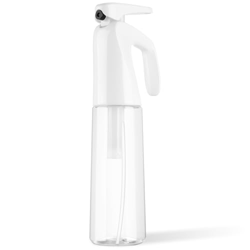 300ml Handheld Water Spray Bottle, Continuous Fine Mist Empty Spray Bottle, Misting Spray Bottle Fine Mist Sprayer for Curly Hair Plants Cleaning Barber Face Hairdressing Ironing