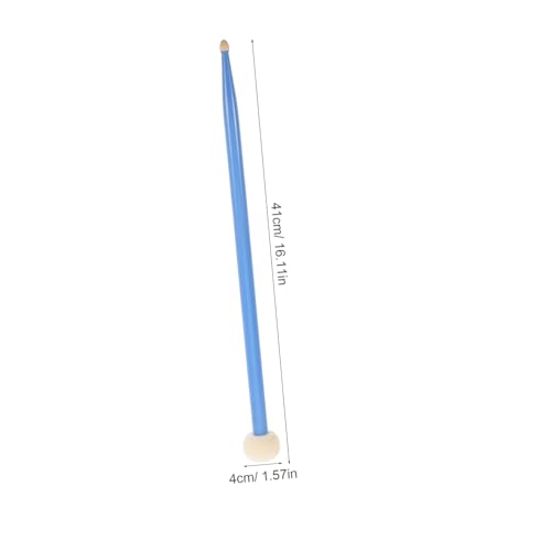 Par de Baquetas para Timpani con Cabeza de Fieltro Azul miniatura 2