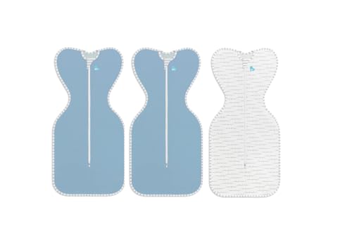 Image of Love to Dream Swaddle UP Boy Bundle, Baby Sleep Sack, Self-Soothing Swaddles for Newborns, Improves Sleep, Snug Fit Helps Calm Startle Reflex, New Born Essentials for Baby, Blue Boy Bundle Pack
