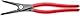 KNIPEX Präzisions-Sicherungsringzange für Außenringe auf Wellen mit rutschhemmendem Kunststoff überzogen grau atramentiert 320 mm, 49 11 A4
