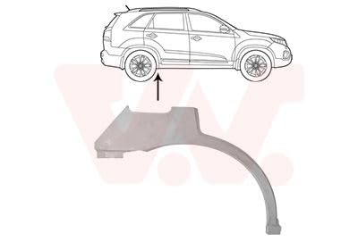 VAN WEZEL Seitenwand 8385148 hinten rechts, Kompatibel mit: KIA SORENTO I, SORENTO I VAN