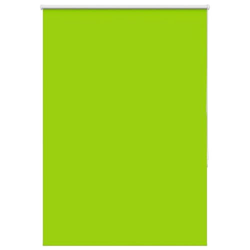Estor enrollable para ventana, estor opaco, color verde, 110 x 175 cm, ancho de la tela de poliéster 105,7 cm, para salón, dormitorio, hogar, oficina, baño