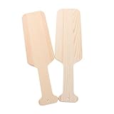 Housoutil 2 Stück Holzpaddel Für Studentenclubs Griechische Paddel Benutzerdefinierte Paddel Für Studentenverbindungen Universitäts Paddelbretter Unbemalte Paddelbretter Unfertiges