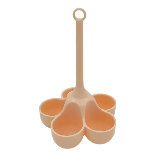 Egg Poaching Silicone Tray – 5 Hole Egg Steamer, Silicone Cooking Rack | Easy Clean Boiled Eggs Steam Tray, Nonstick Eggs Poacher Insert, Bpa Eggg Holder with Handle for, Meal Prep,