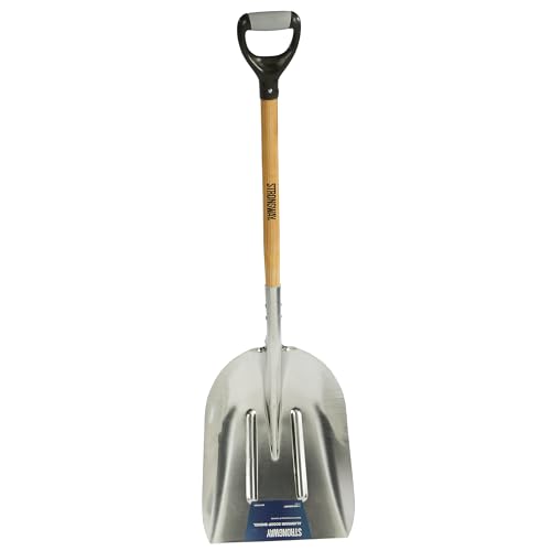 Strongway Aluminum Scoop Shovel 30 in. w/Wood Handle