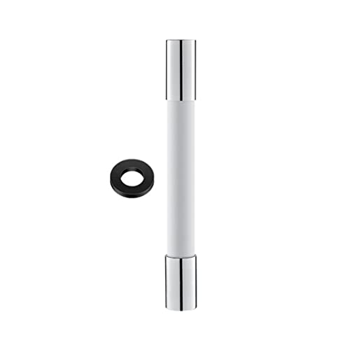 Tuyau d'extension universel de robinet 30 cm noir avec réglage rotatif 360 anti-éclaboussures