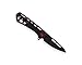 Buck Knives 813 Mini Trace Ops Pocket Knife, Black/Red
