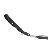 Healeved Vintage Stainless Steel Manual Shaving Razor with Comfortable Handle for Men Beard Trimming and Facial Hair Grooming at Home