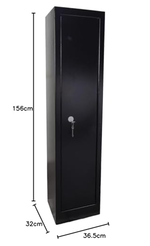 Technomax Armadio Sicurezza con Chiave Porta Fucili 7 Posti 365x320x1560mm Home Safe - 2