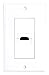 Pyle Home PHDMIW1 Single HDMI Wall Plate 90 Degree Exit Port