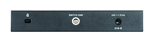 Switch Smart 8 Puertos Gigabit D-Link DGS-1100-08PV2/E con gestión web Layer 2 3