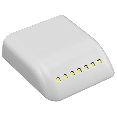 Hinge LED Sensor Light LED 12V Sensor Night Light Mini Wireless Inner Hinge Motion Sensor Ceiling Night Light Battery Powered Porch Cabinet Lamp for Living Room/Bedroom/Wardrobe/Kitchen Cupboard Cover