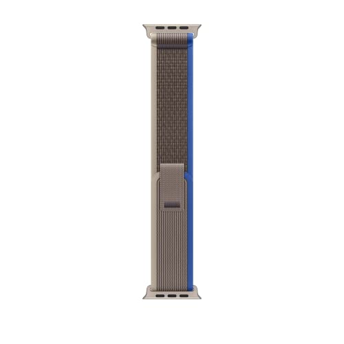 Apple Watch Band - Trail Loop (49mm) - Blue/Gray with Rugged Titanium Finish - S/M by Apple - Used condition - US$28.21