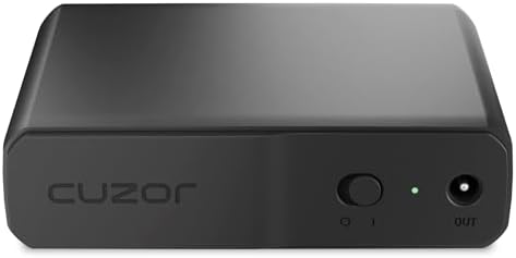 Cuzor Mini UPS PRO 12V Router UPS up to 3A | Up to 8 Hours | 3×2900 mAh | WiFi UPS Power Backup | Backup for broadband Modem