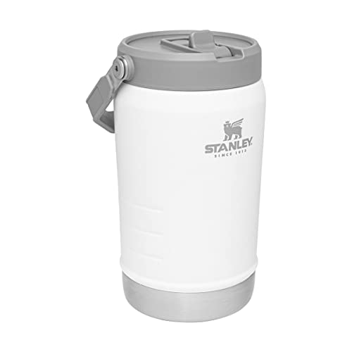 Image of Stanley IceFlow Flip Straw Jug with Handle 40 oz| Twist On Lid and Flip Up Straw | Leak Resistant for Travel and Sports | Insulated Stainless Steel | BPA-Free | Polar