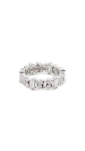 Suzanne Kalan 18k White Gold Fireworks Eternity Band