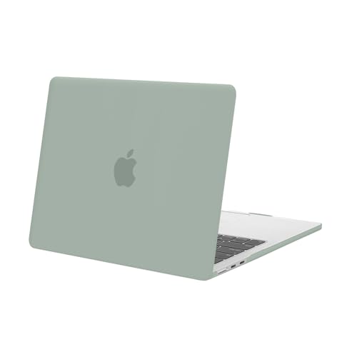 Image of MOSISO Compatible with MacBook Air 13 inch Case M5 2026 M4 2025 M3 M2 2024-2022 A3449 A3240 A3113 A2681, Scratches-Resistant Protective Hard Shell for MacBook Air 13.6 inch Case, Antique Green