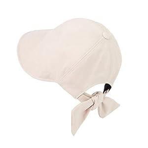 Cotton 100% Wide Brim Bucket Hat with Ribbon Point Mesh Lining Adjustable Sun Hat for Women Girls