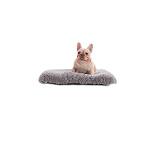 URGVANZ PET Orthopedic Dog Bed for Medium Large DogsWarming Plush Faux Fur Pet Bed MattressWashable Removable Cover and Waterproof Lining Pillow Cushion Dog Bed for Medium Extra Large Dogs