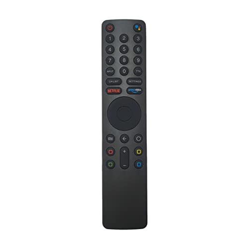 LOHAYA Universal Bluetooth Voice Remote Compatible with All Mi Smart Android LED TV/Mi Box/Mi Stick Remote Control with Voice (Universal Mi Voice Remote) with Netflix & Prime Video Functions
