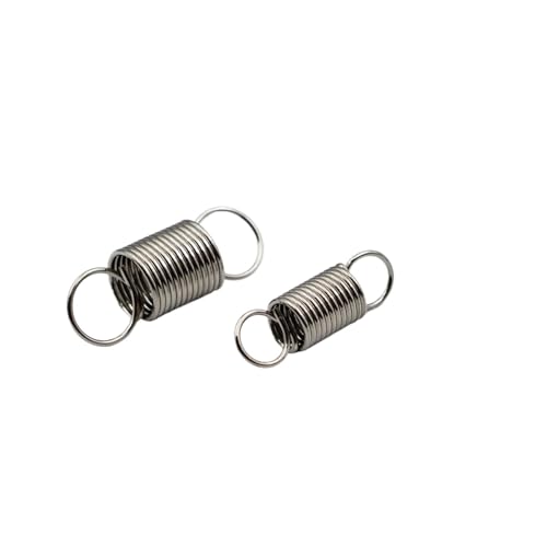 Resorte de tensión helicoidal de acero inoxidable de 120mm con gancho para toldos pack de 10 unidades