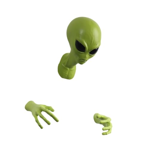 FLCPJGV Scultura da Parete aliena Collezione di Decorazioni per Halloween Ornamento da Parete Statua Creativa per Club Camera da Letto Soggiorno