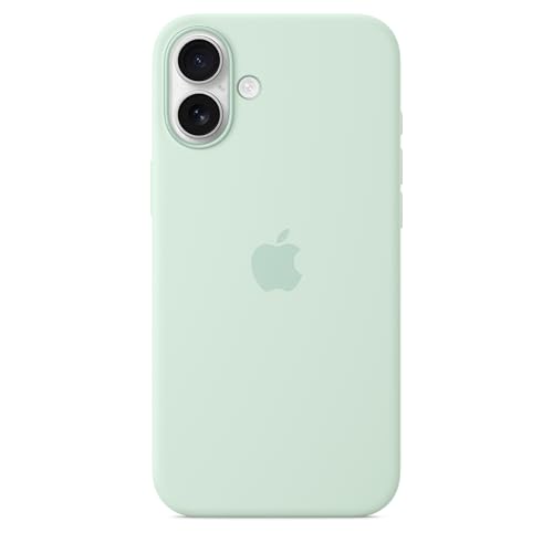 Apple iPhone 16 Plus Silikon Case mit MagSafe – Aquamarin ​​​​​​​ – Ansicht 4