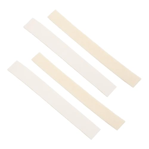 GALPADA 4pcs Self Adhesive Clarinet Felt Strip Mute for Flute and Trombone Easy Installation and Removable Practice Pads Compatible with Various Woodwind Instruments