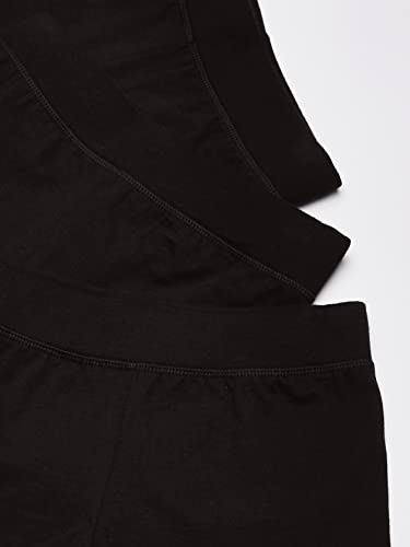 Hanes Little Girls' Jersey Short (Pack Of 3), Ebony, Medium #TOP1