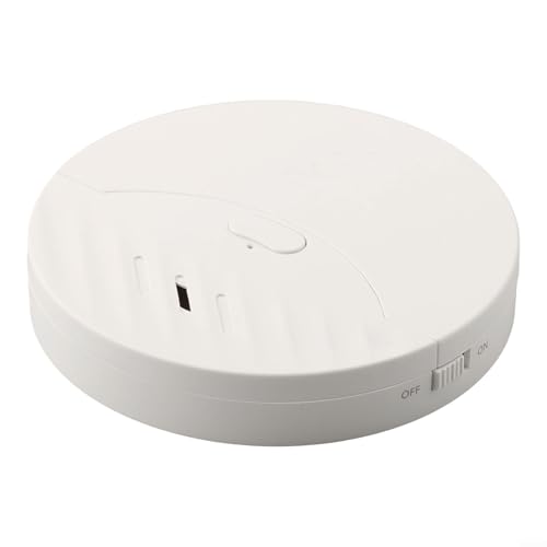 Sensore di rottura del vetro di notifica remota per Windows, allarme 130dB integrato con per Tuya WiFi (bianco)