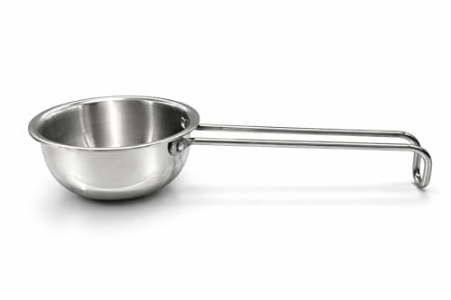 Image of Lumora Triply Stainless Steel Tadka Pan 12 cm (500 ml) with Extended Support & Riveted Stay-Cool Handle, Enhanced Stability, Tempering Pan for Dal, Curry, Ghee & Spices, Induction & Gas Ready