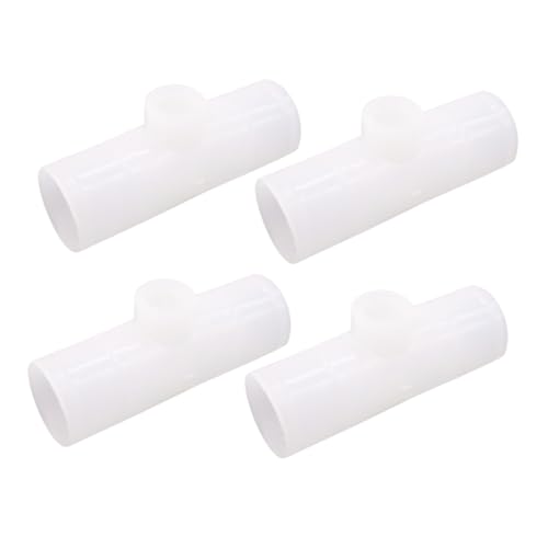 Mikikit Tee Water Drinker Supplies for Chickens 20pcs Tee Waterer Accessory for Birds