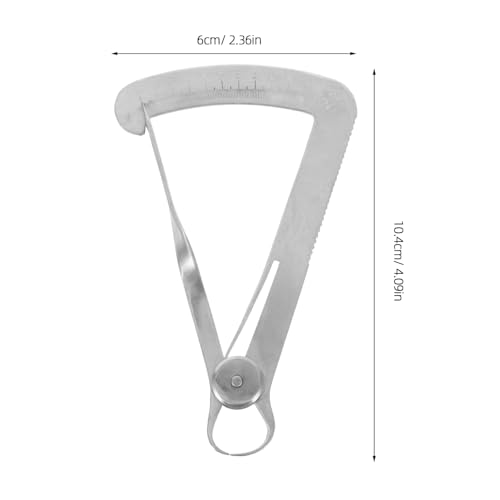 Juego de 2 Calibradores internos de acero inoxidable para medición precisa, para joyería con función de grosor triangular miniatura 2