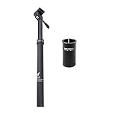 DeeRace 超軽量バイクドロッパーシートポストマウンテンロード自転車調節可能な油圧シートポスト、100トラベル - 27.2mmから31.6mm