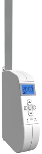 WIR elektronik eWickler Comfort eW920, elektrischer Rollladen-Gurtwickler Aufputz für 17-23 mm Gurtband, Schaltzeiten, Astrofunktion, Schwenkwickler