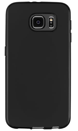 mumbi Hülle kompatibel mit Samsung Galaxy S6 / S6 Duos Handy Case Handyhülle, schwarz