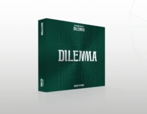 Genie Music ENHYPEN - Dimensión  Dilemma (1er álbum) Essential Ver. Álbum+CulturaRegalo coreano (pegatinas decorativas, tarjetas fotográficas)