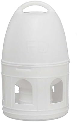 1PCS Bird Water Drinker,Pigeon Water Dispenser Feeder Parakeet Feeder Water Pot for Cage Accessories(5L,White)
