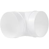 Vent Systems 10 cm łokcie 90 stopni złącze rury kanału elastyczny wąż wentylacyjny z tworzywa sztucznego ABS 100 mm