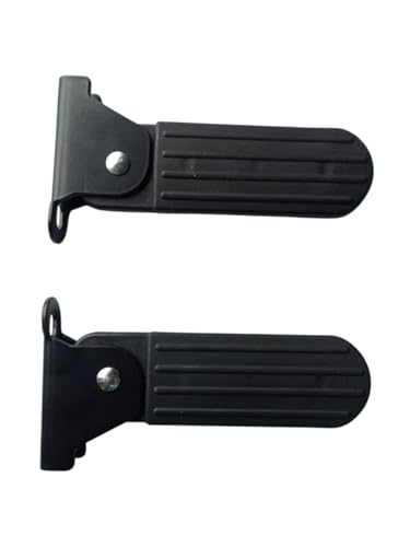 aakichi Electric Scooter Footrest Pair, Black - Image 2