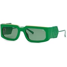 Philipp Plein Green Acetate Sunglasses
