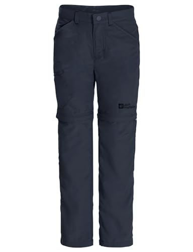 Jack Wolfskin Unisex Kinder Safari Zip Off Pants K Wanderhose, Night Blue,...