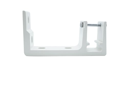 home Trends Markisenhalterung Decken- und Wandhalterung mit Befestigungsmaterial Stahl/Aluminium und Weiß/Anthrazit zur Auswahl (3, Dual-Alu-40mm-Weiß)