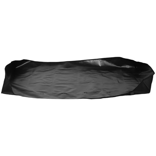 BESTOMZ Tapis de Cage Imperméable pour Petits Animaux, Doublure Antidérapante Noire 48x24 Pouces, Bâche de Fond Réutilisable pour Cobayes, Lapins et Rongeurs, Protection Absorbante