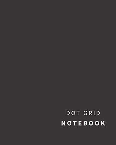 Dot Grid Notebook: 110 Dot Grid pages (Charcoal)