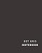 Dot Grid Notebook: 110 Dot Grid pages, (8 x 10) inches (Charcoal)