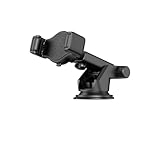 Gabba Goods Roller Grip Car Mount – Long Neck, 360° Rotatable Car Phone Mount - Adjustable Cell Phone Car Mount, Universal Size, Compatible with Samsung, iPhone, GPS and More