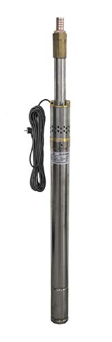 Kleine Tiefbrunnenpumpe 2" 550 W 1400 l/h 20 Meter Kabel GRATIS Tauchpumpe Brunnenpumpen Cover