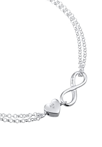 Elli Bracciale Donna Simbolo Dell'infinito Tendenza In Argento Sterling 925 - 5