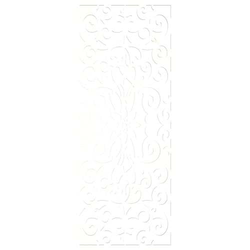 Image of Buel Decorative Pierced Fretwork Wood Wall Panels, 25 3 /8 inchW x 64 3 /8 inchH x 1 /4 inchT, Birch